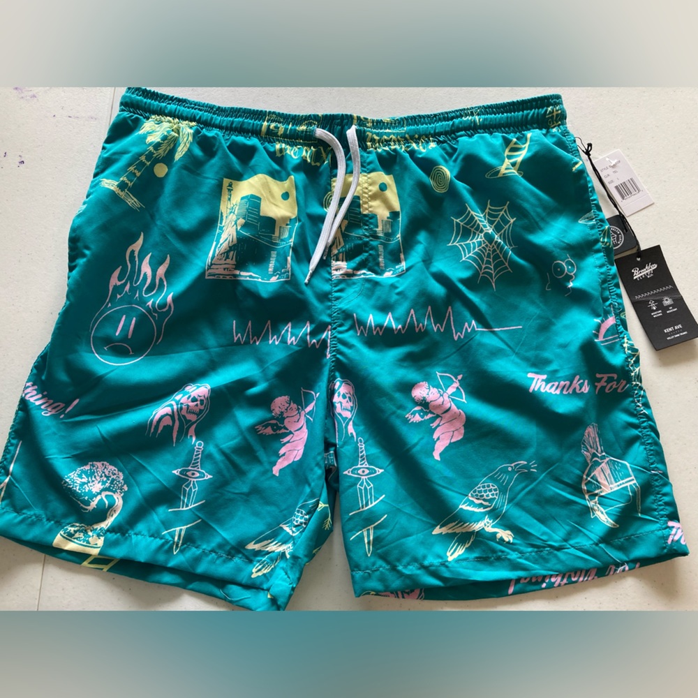 Brooklyn Cloth men’s swim trunks - Kent Ave